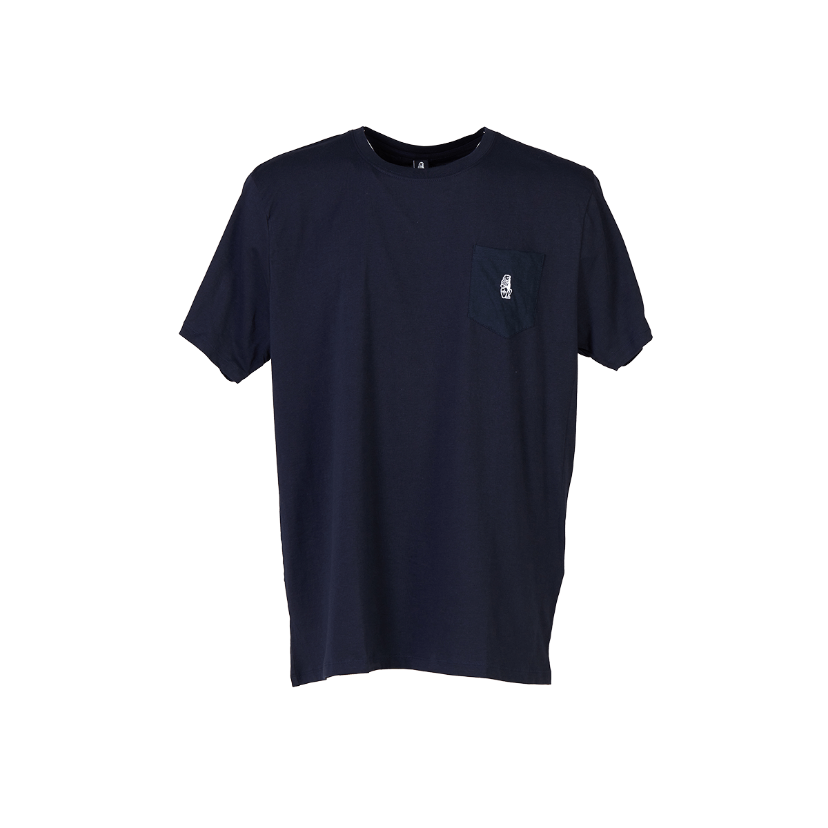 Dunkelblaues La Marzocco T-Shirt mit Brusttasche – schlichtes Design mit hochwertigem Stick des Markenlogos. Ideal für Baristas im täglichen Einsatz, ob im Café oder bei Events rund um Espressomaschinen, Kaffeezubereitung und professionelles Café-Equipment