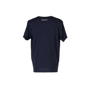 Dunkelblaues La Marzocco T-Shirt – schlichtes Design mit hochwertigem Stick des Markenlogos. Ideal für Baristas im täglichen Einsatz, ob im Café oder bei Events rund um Espressomaschinen, Kaffeezubereitung und professionelles Café-Equipment