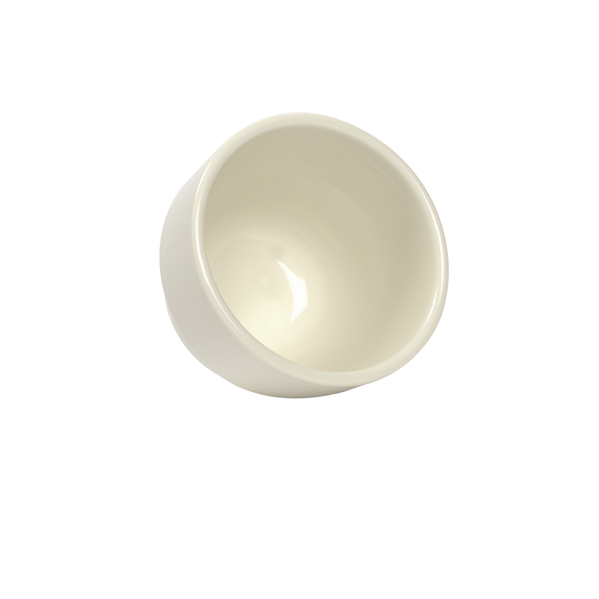 Weiße Espressoschale ohne Henkel in klassischem Design – ideal für den Einsatz im Café-Equipment oder als stilvolles Barista Tool zur professionellen Kaffeezubereitung. Passend für Siebträgermaschinen wie die La Marzocco Linea Mini.