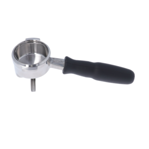 La Marzocco Siebträger mit Doppelauslauf – Zubehör für Espressomaschinen und Siebträgermaschinen. Hochwertiger Edelstahl-Portafilter mit ergonomischem Griff, ideal für präzise Espressoextraktion in Café, Gastronomie oder Home-Barista-Setup