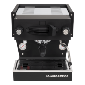 La Marzocco Linea Mini in Schwarz – hochwertige Siebträgermaschine für Gastronomie und Zuhause, mit elegantem Design, professioneller Technik und kompakter Bauweise