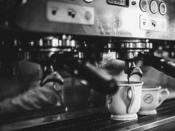 Italienische Espressomaschine